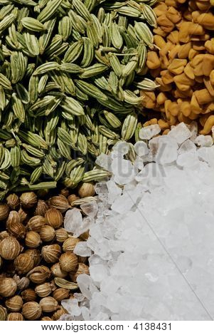 Selection Of Spices.