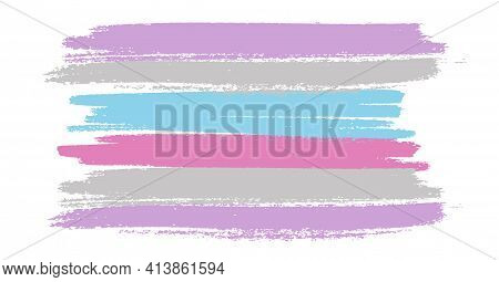 Intersexual Flag. Lgbt Pride Month In June. Lesbian Gay Bisexual Transgender. Celebrated Annual. Rai