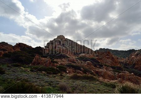 View Of The Cala Sarraina Coast, Trinità D\'agultu