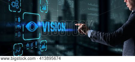 Vision Direction Future Business Inspiration Motivation Concept
