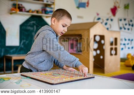 Exploring Basic Math And Geometry Concepts With Geoboard