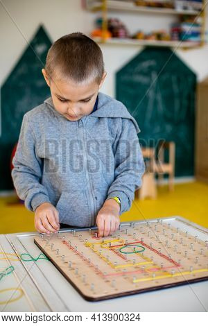Exploring Basic Math And Geometry Concepts With Geoboard