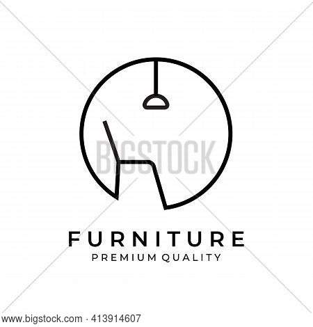 Furniture Logo Vector Illustration Design, Emblem, Element, Badge , Simple Logo