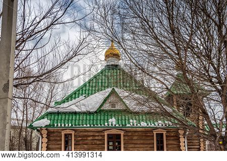Temple In Honor Of The Icon Of The Mother Of God The Tsaritsa The Photo Was Taken In Chelyabinsk, Ru