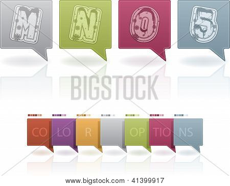 Winter Digits & Capital Letters