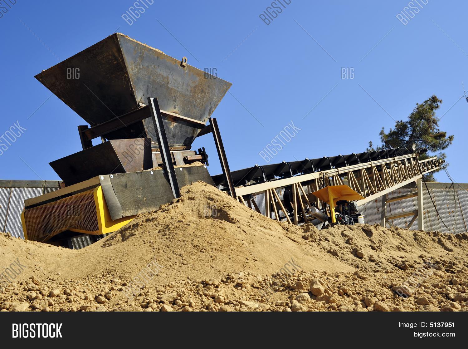 Hopper Conveyor Belt Image & Photo (Free Trial) Bigstock