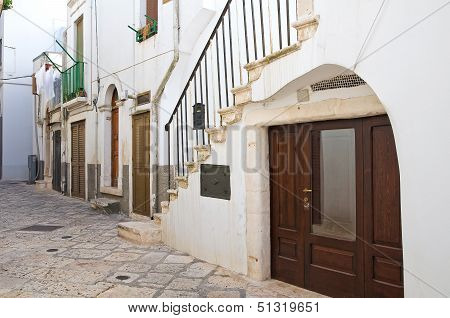 Alleyway. Noci. Puglia. Italy.