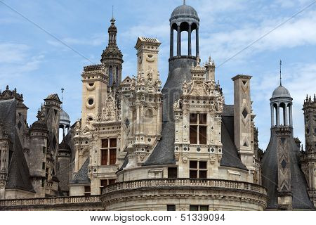 Castle of Chambord in Cher Valley France