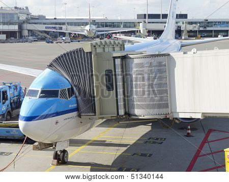 Schiphol Airport, Amsterdam, Netherlands.