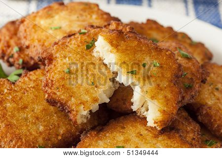 Homemade Traditional Potato Pancake Latke