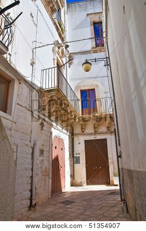 Alleyway. Noci. Puglia. Italy.