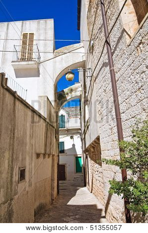Alleyway. Noci. Puglia. Italy.