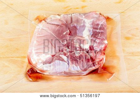 Vacuum packed meat