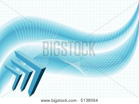Vektor-abstrakten Linie background.eps