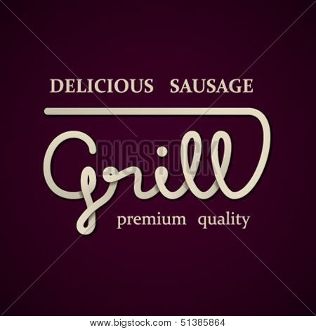 vector grill design template