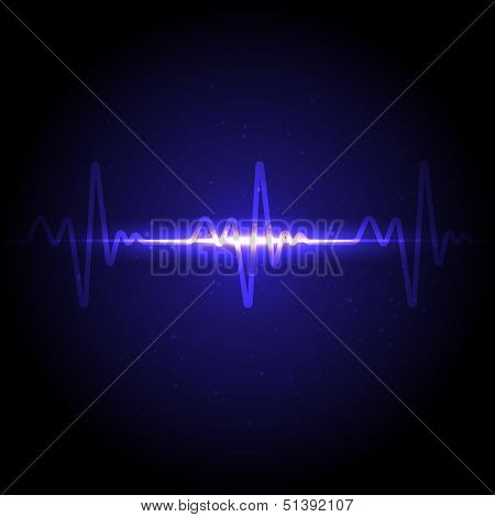Vector Electrocardiogram. This is file of EPS10 format.