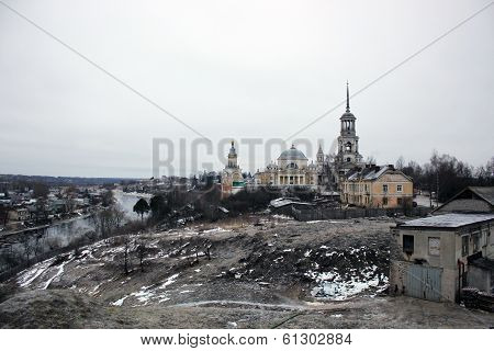 Borisoglebski monastery on the Tvertsa Torzhok, Ru