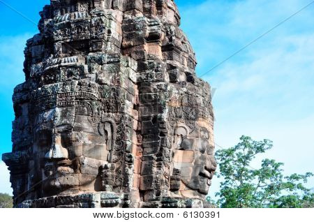 Bayon Angkor Thom Siem Reap Cambodia