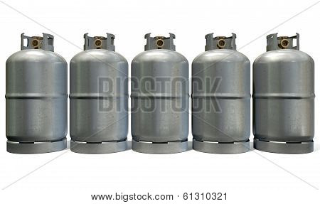 Gas Cylinder Row