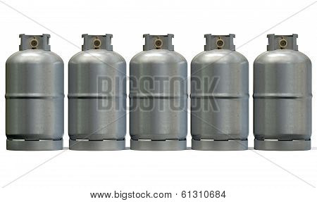 Gas Cylinder Row