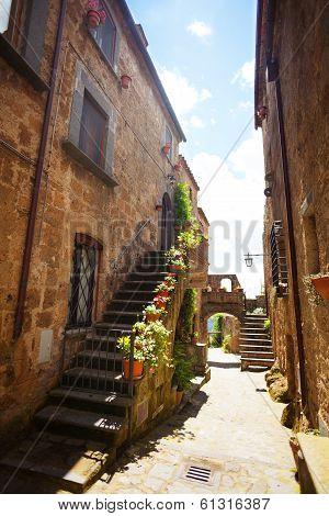 Narrow Streets Of Bagnoregio