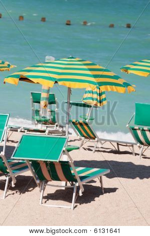 Strand im Sommer