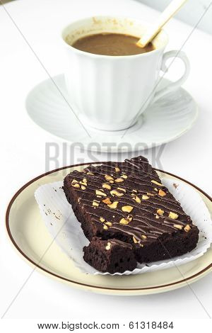 coffee and brownies