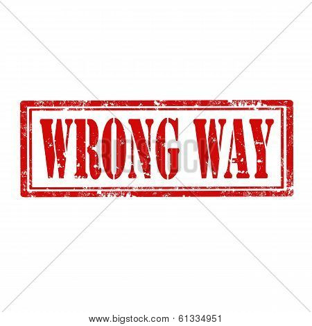 Wrong Way-stamp