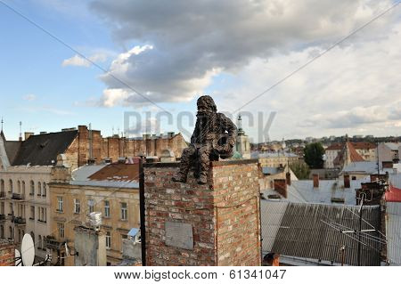 sculpture chimney sweep