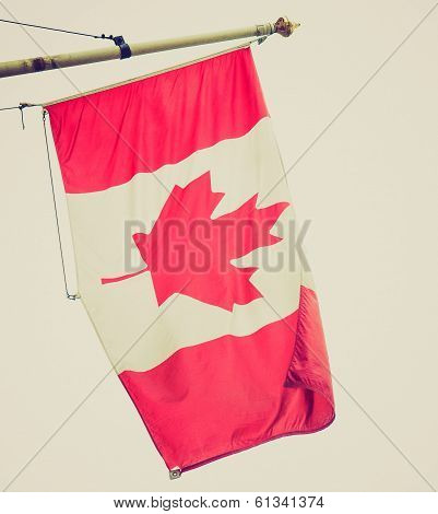 Retro Look Canada Flag