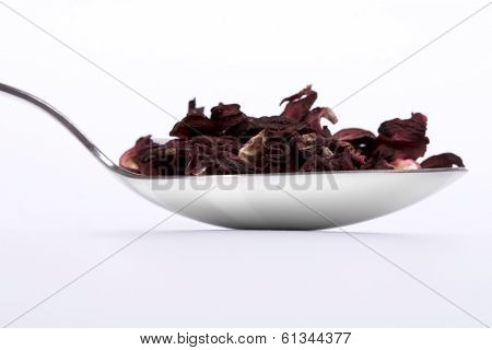 Hibiscus On Spoon
