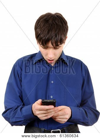 Young Man With Cellphone