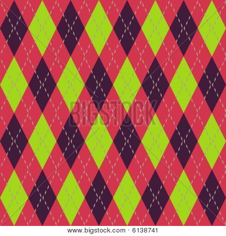 Argyle Bezešvé Pattern