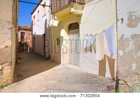 Alleyway. Genzano di Lucania. Italy.
