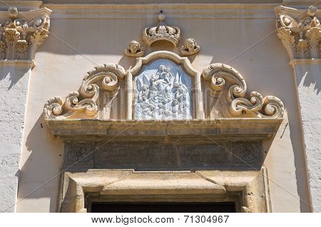 Church of Carmine. San Severo. Puglia. Italy.