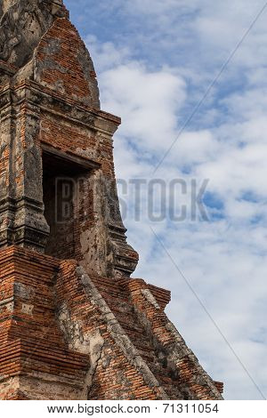 Stairs To The Pagoda At Wat Chaiwatthanaram Temple, Ayutthaya