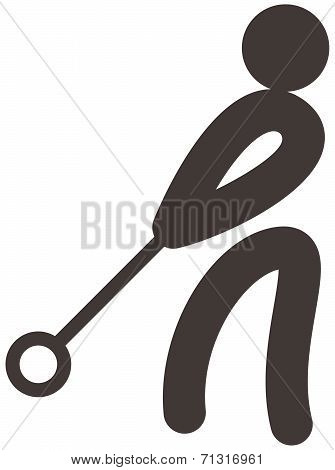 Hammer Throw Icon