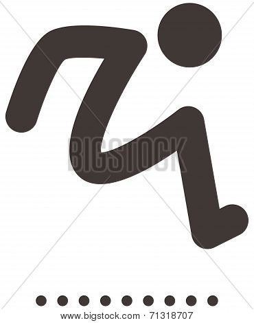 Long Jump Icon