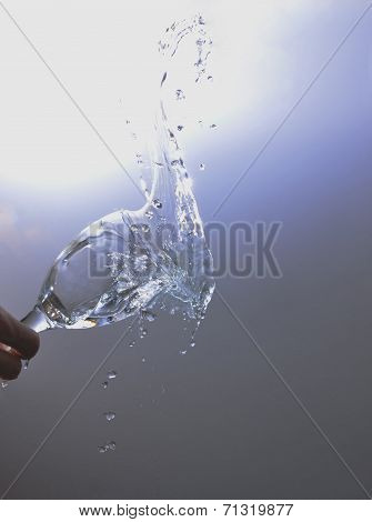 Glass Splash Water Drop
