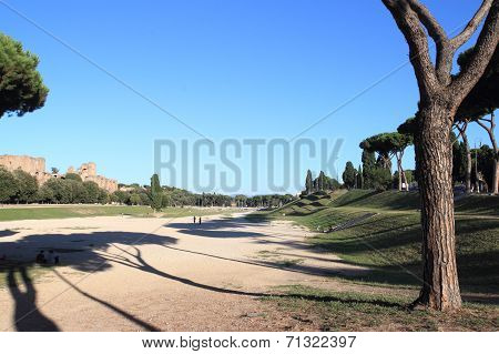 Circo Massimo In Rome, Italy.
