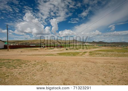 The endless steppes of Mongolia