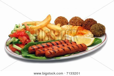 Hot dog plate