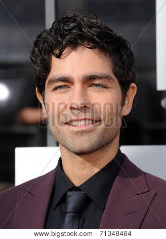 LOS ANGELES - APR 13:  Adrian Grenier arrives to the 2014 MTV Movie Awards  on April 13, 2014 in Los Angeles, CA.                