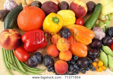 Fruits And Vegetables.