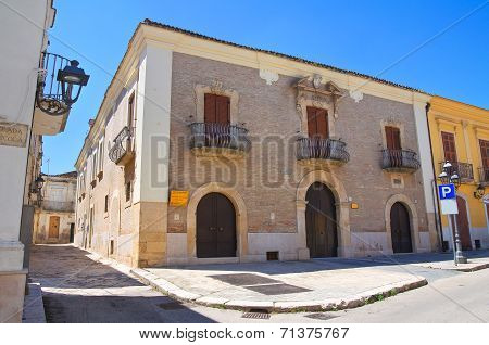 De Petris Palace. San Severo. Puglia. Italy.