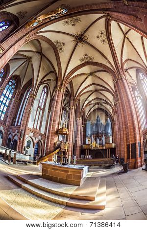 Beautiful Ceiling And Hall In The Dome In Wetzlar