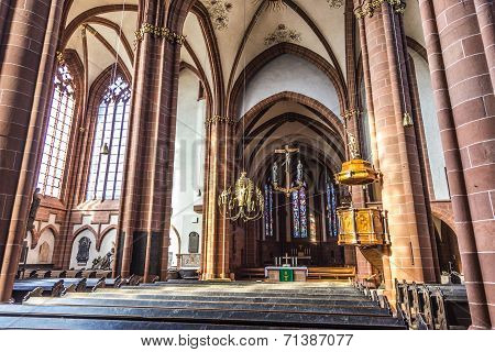 Beautiful Ceiling And Hall In The Dome In Wetzlar
