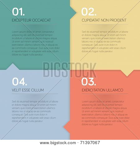 Modern Design Template For Info Graphics