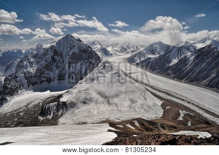 Fedchenko Glacier In Tajikistan