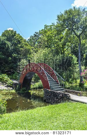 Chinese Bridge In Bellingraths Garden